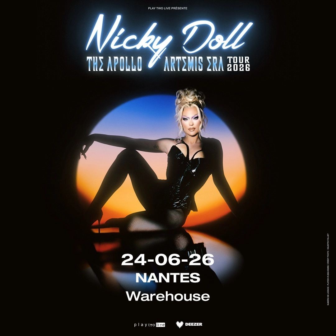 Nicky Doll &agrave; Nantes &bull; en concert le 24 juin 2026 &bull; Warehouse