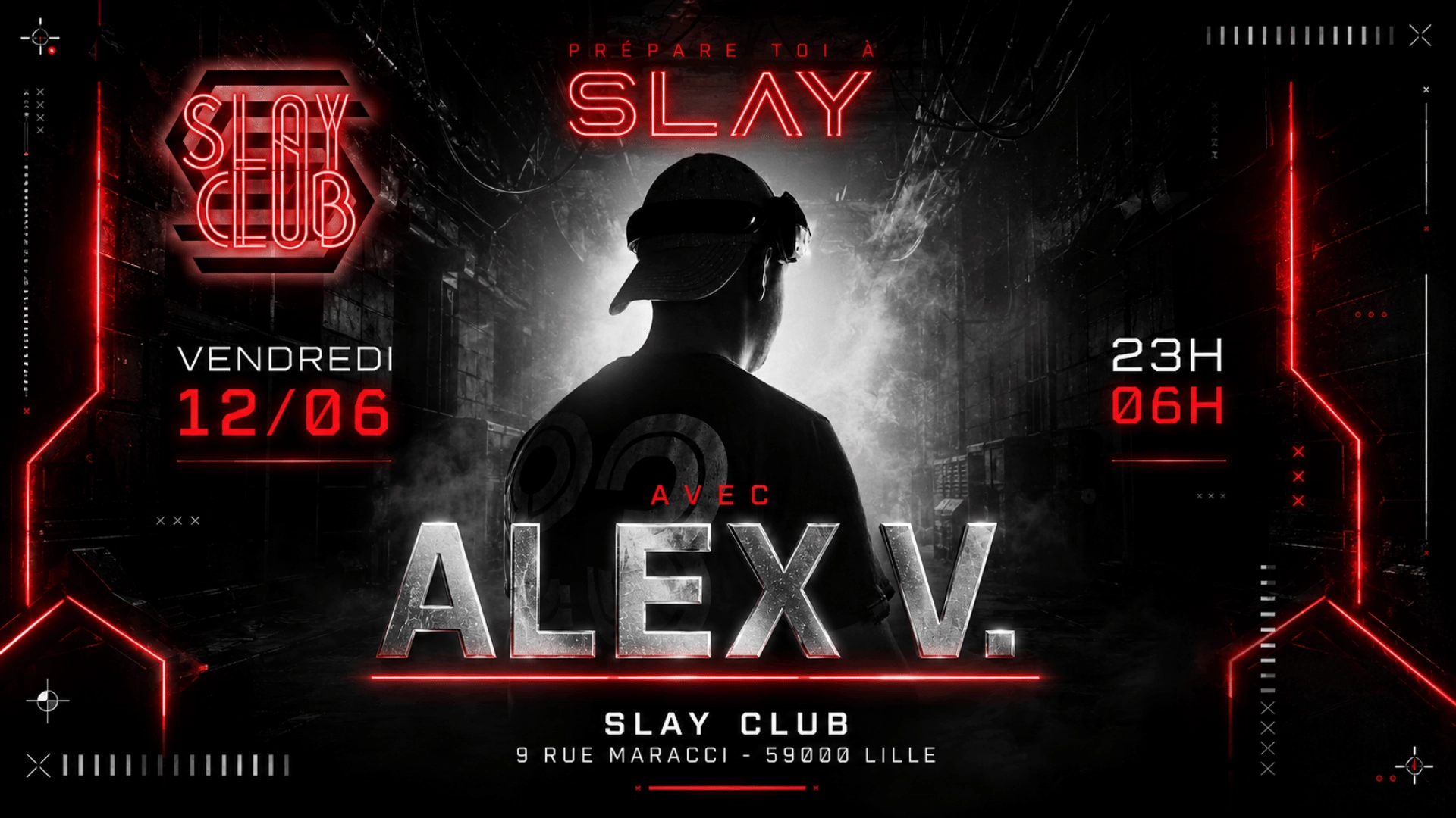 Slay Club : DJ ALEX V 12/06