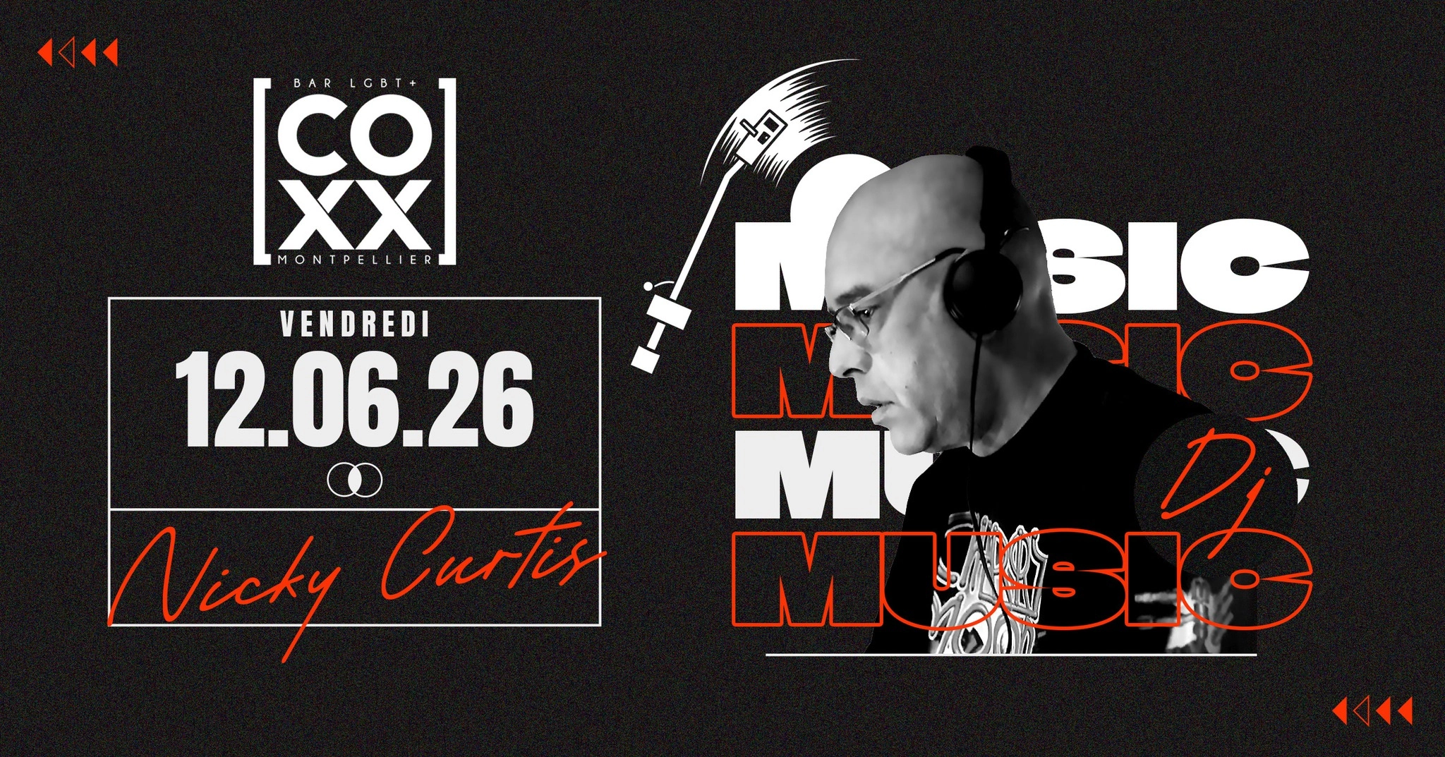 Vendredi 12 juin DJ Set Nicky CURTIS