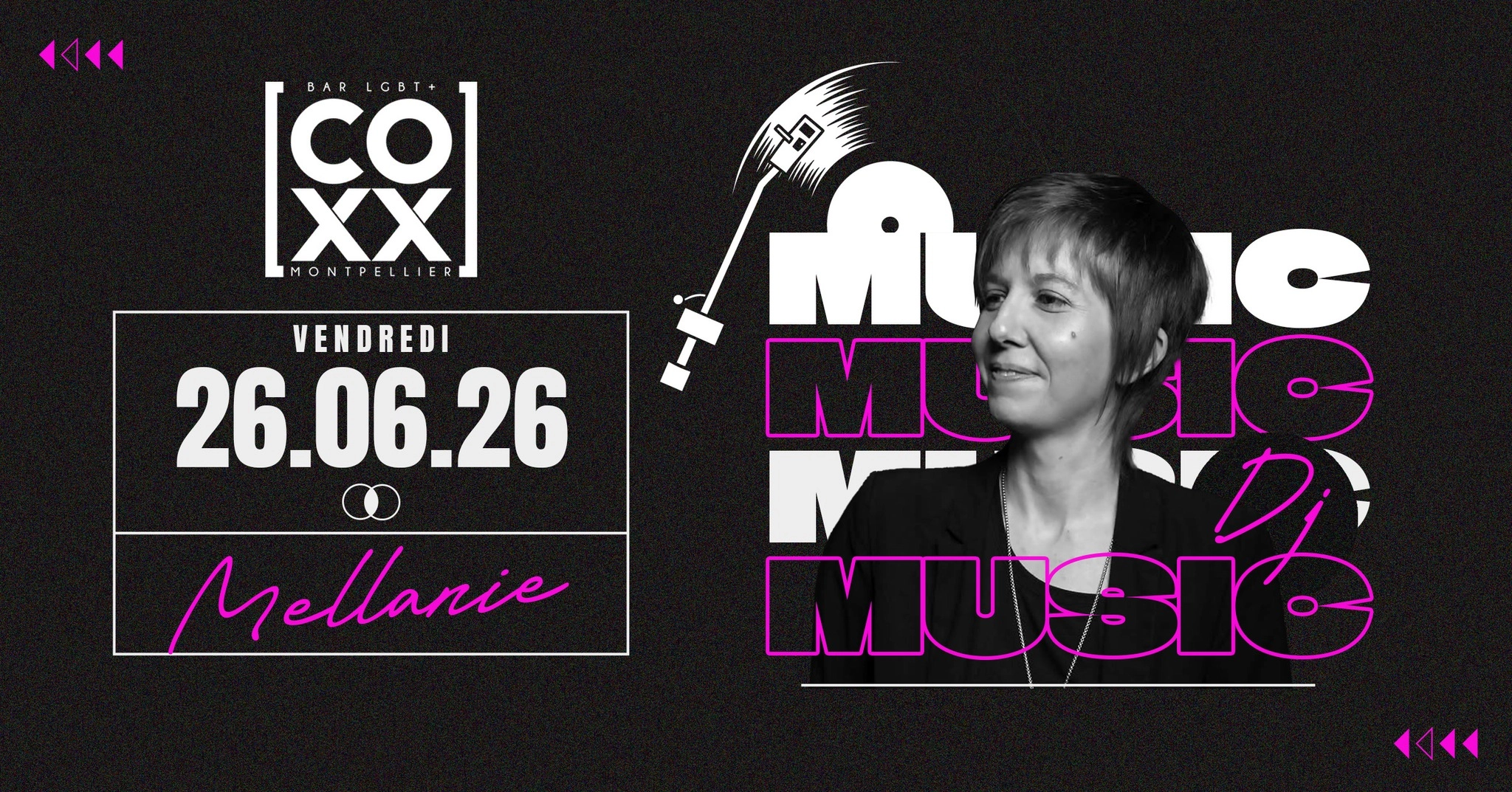 Vendredi 26 juin DJ Set MELLANIE