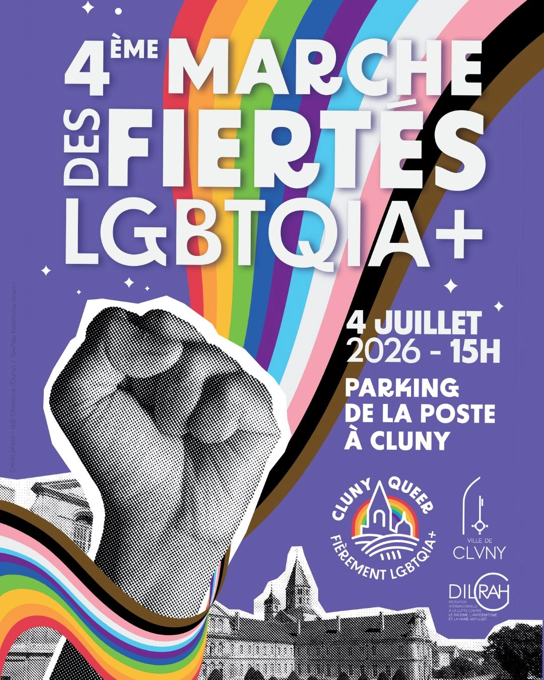 🏳️&zwj;🌈 Marche des Fiert&eacute;s 2026 - Cluny 🏳️&zwj;🌈