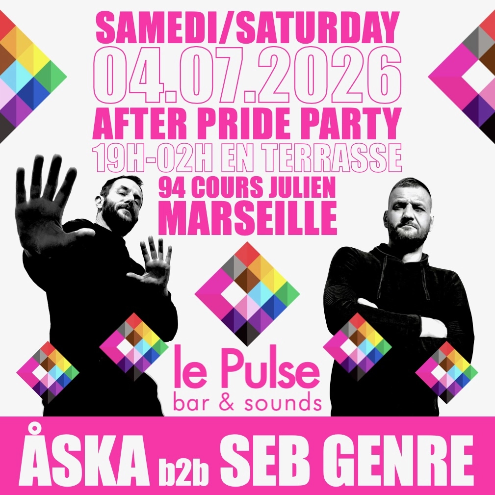 AFTER PRIDE PARTY > &Aring;SKA b2b SEB GENRE