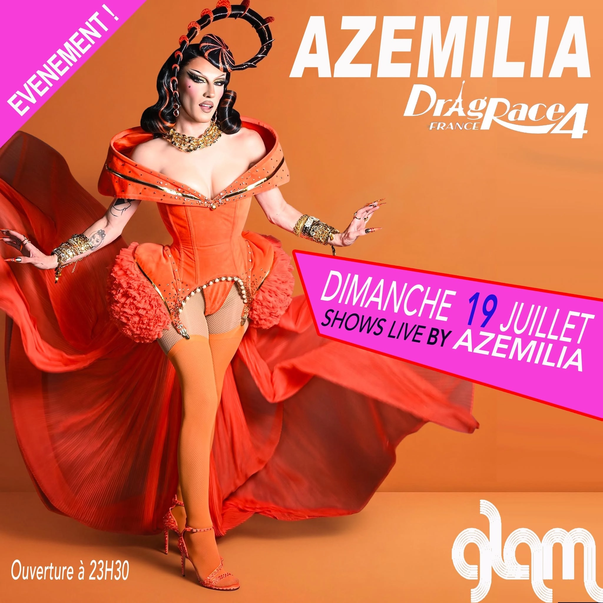 AZEMILIA "DRAGRACE 4" @ GLAM