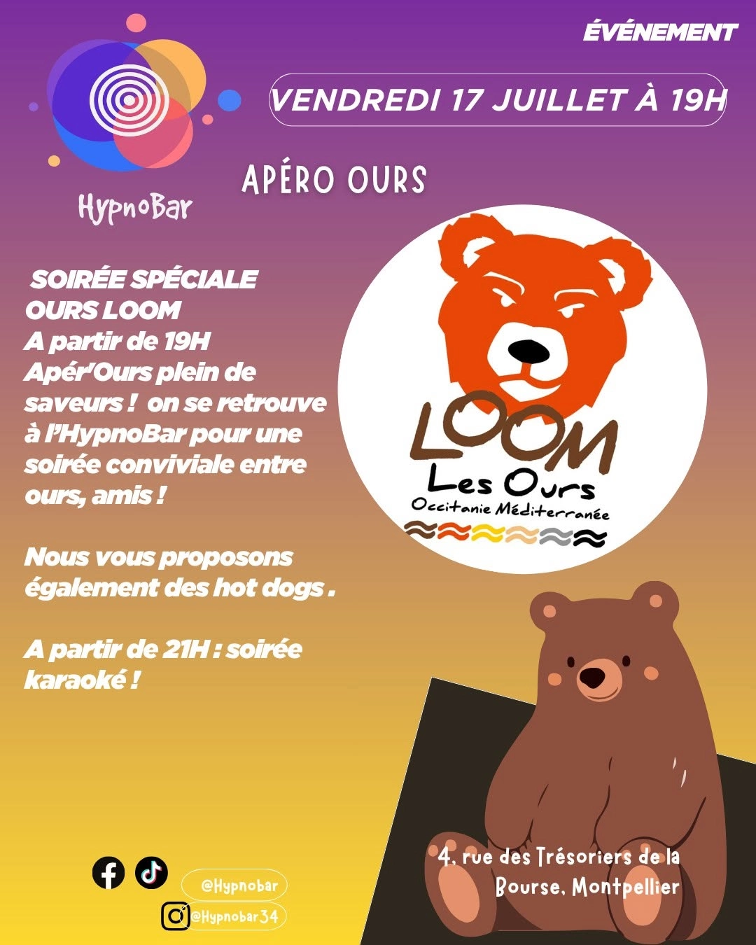 Ap&eacute;ro ours