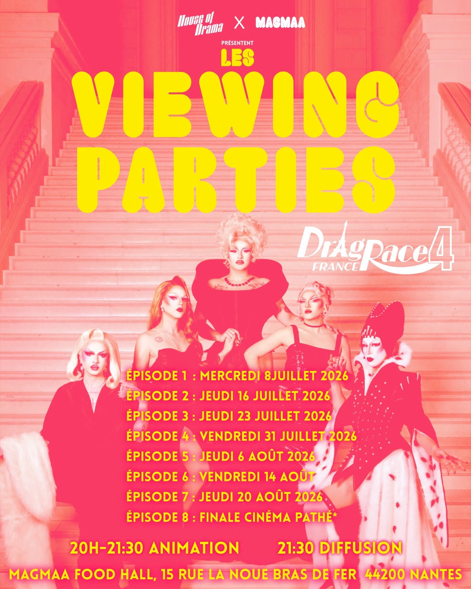 Drag'Race 4 Viewing parties par House of drama 👑✨