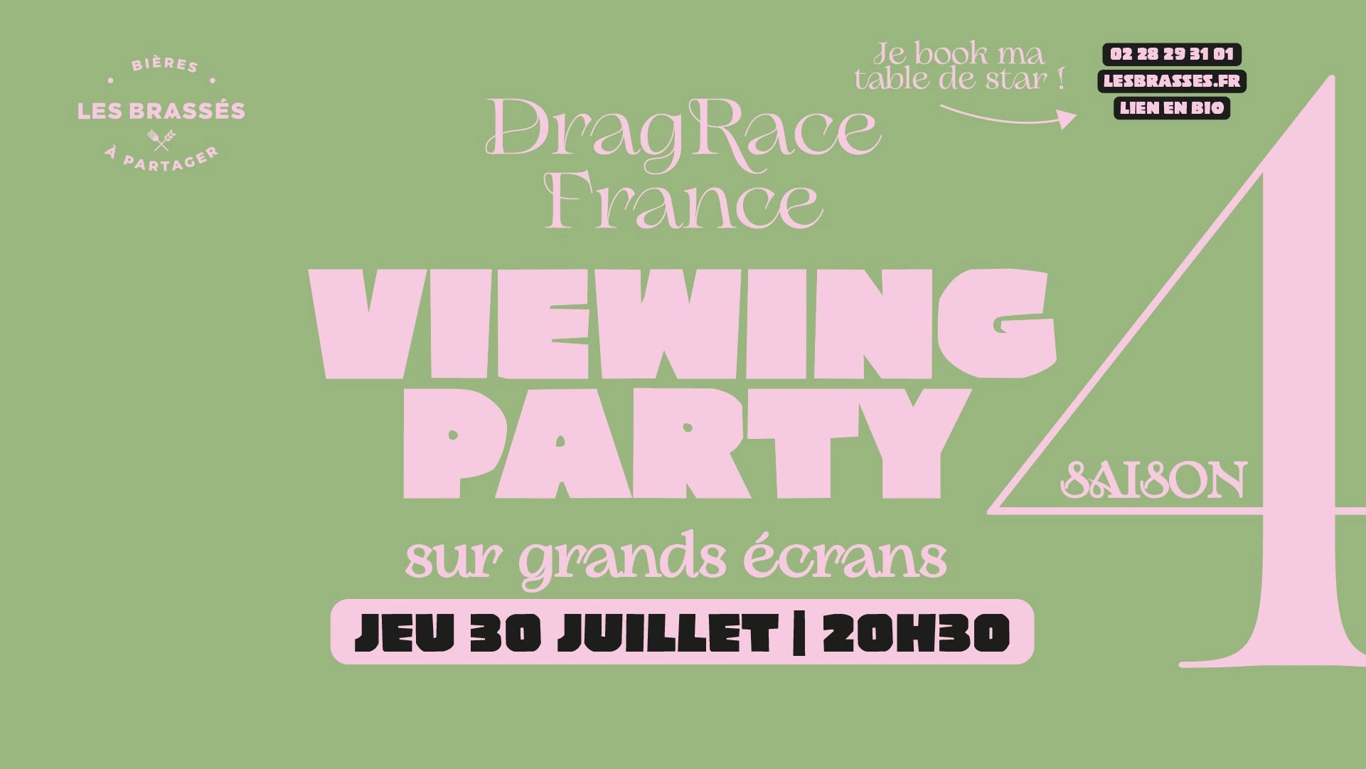 Drag Race France S04 - Viewing Party (Épisode 4) | Les Brassés