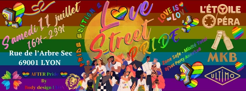 Love street Pride Party 2 - Rue de l'arbre sec