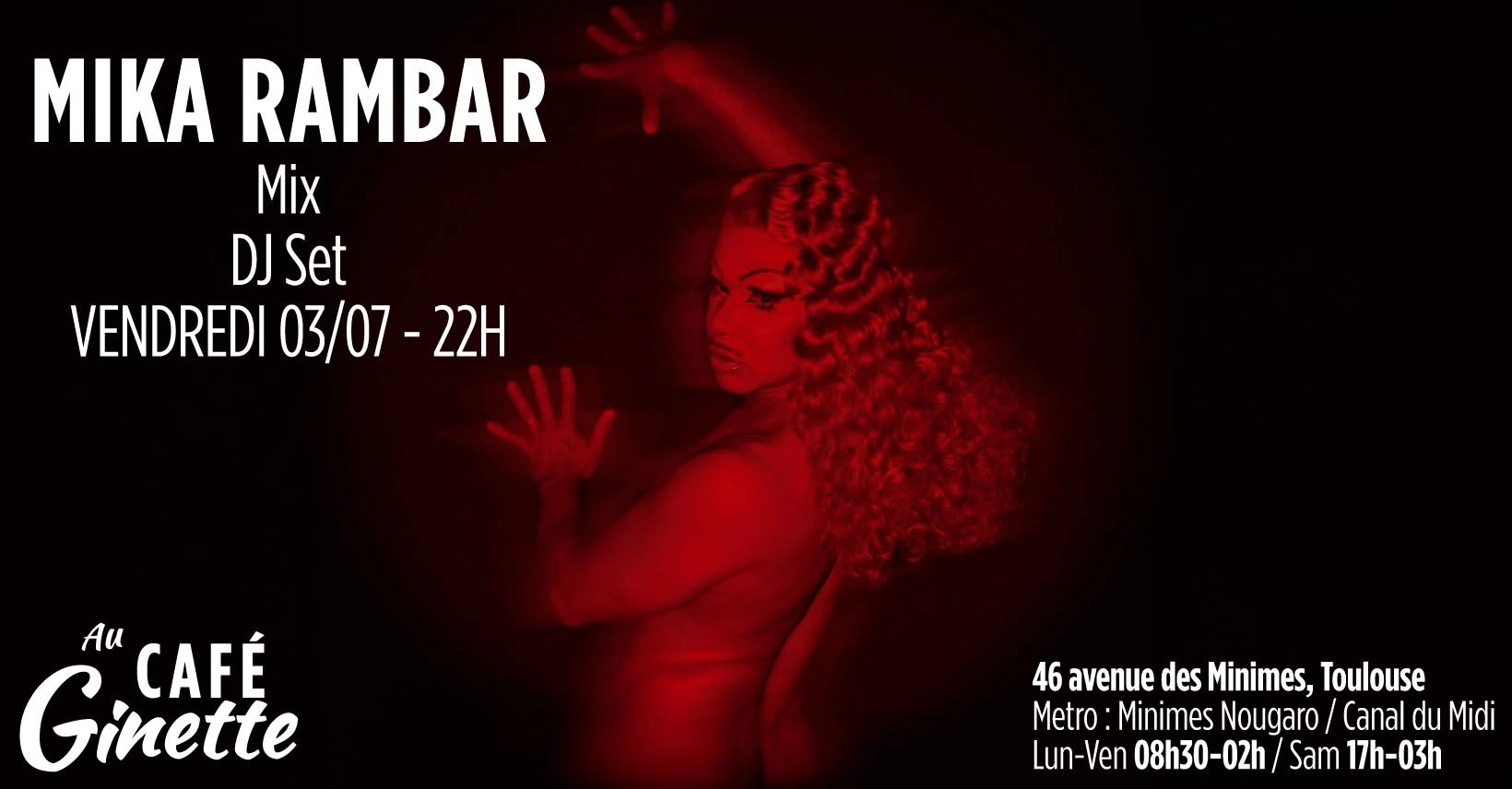 Mika Rambar Mix au Café Ginette