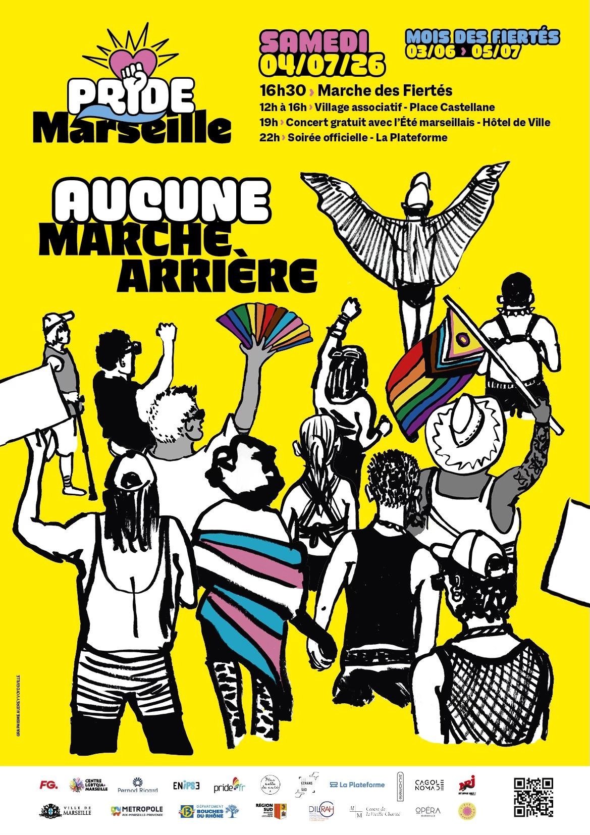 PRIDE MARSEILLE 2026 - Marche des fiert&eacute;s