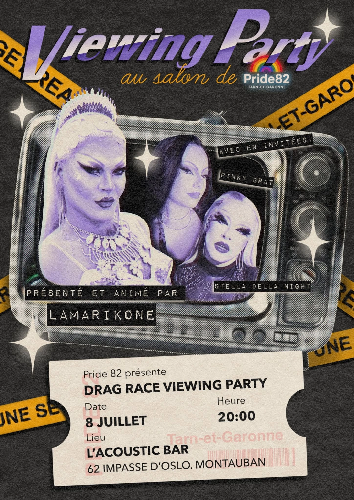 Viewing Party au salon de PRIDE82
