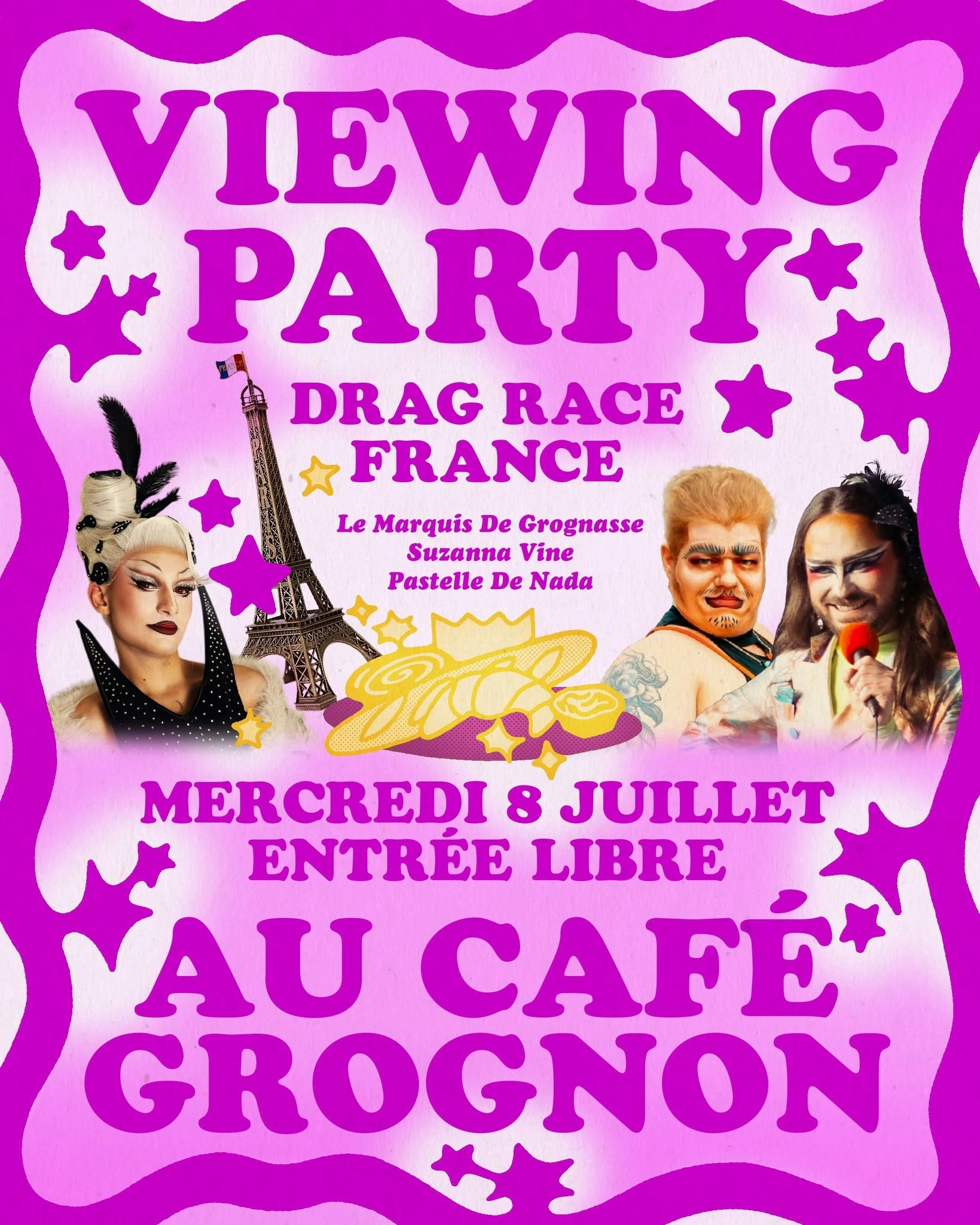 drag Race viewing Le lancement !