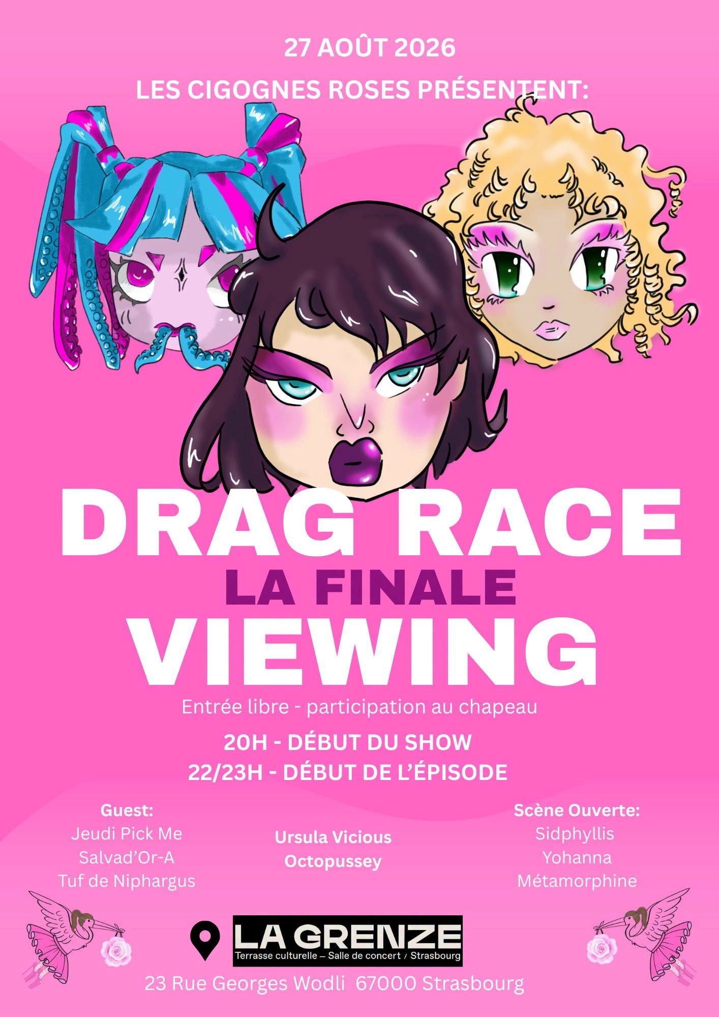 🌈✨  Projection de la Finale de Drag Race + Drag Show &agrave; La Grenze