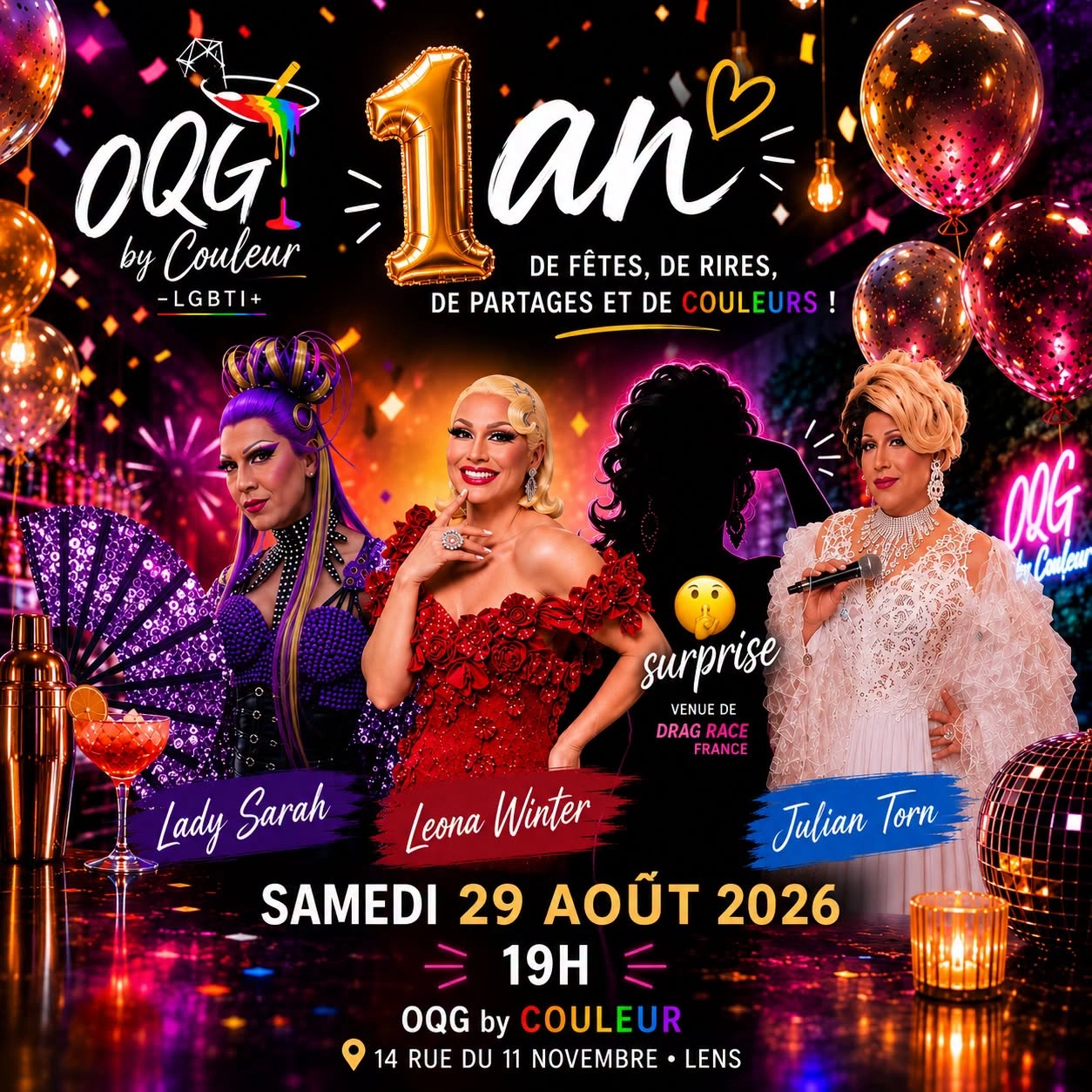 1 an d&eacute;j&agrave; &ccedil;a se f&ecirc;te 🥳 