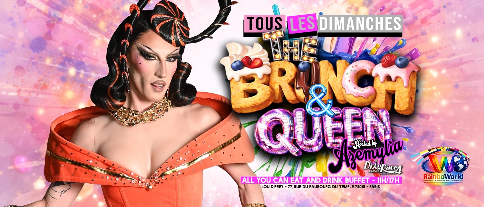 The Brunch And Queen 'all you can eat & drink buffet'