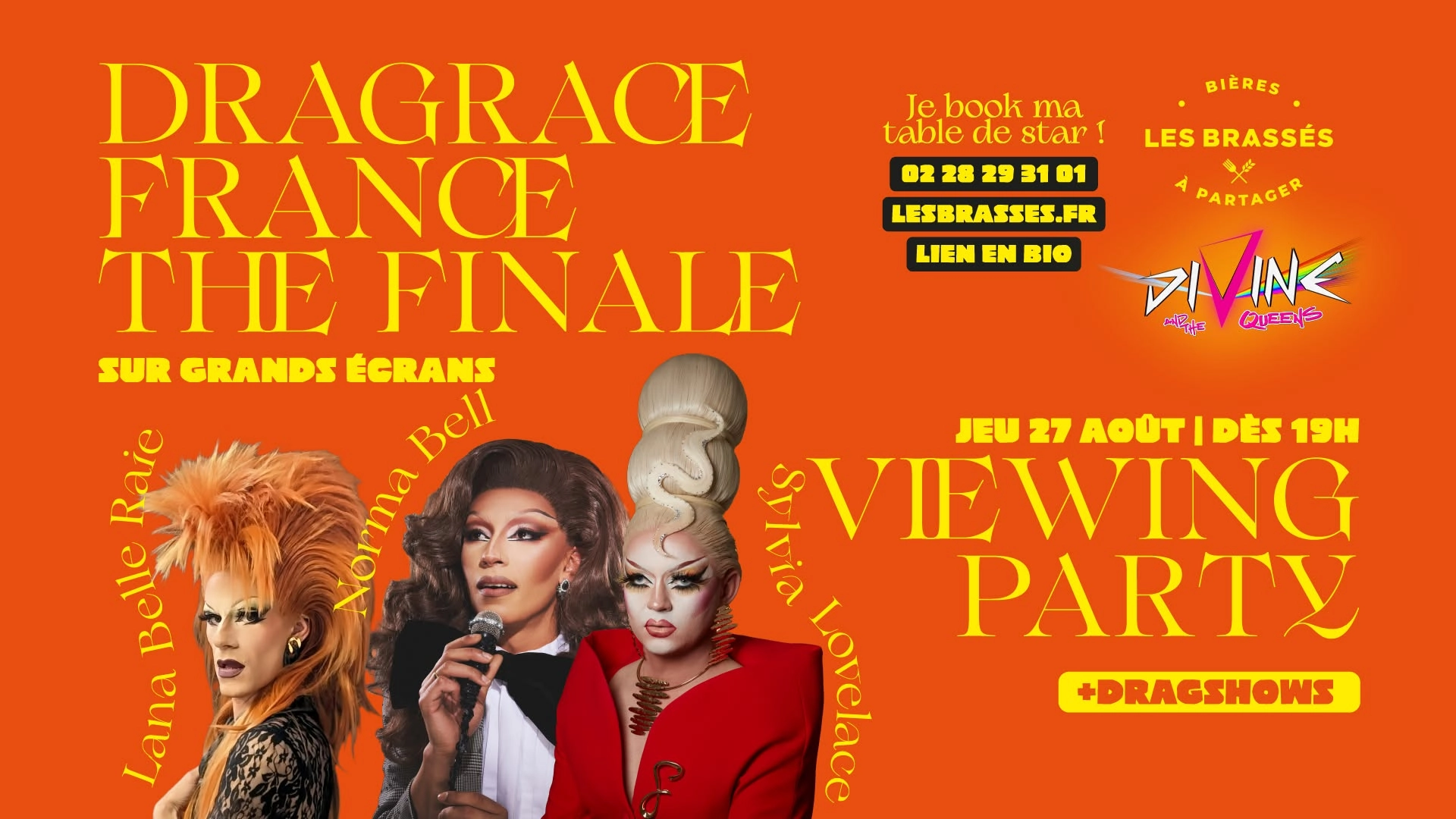 Viewing Finale DragRace France avec DragShow !!