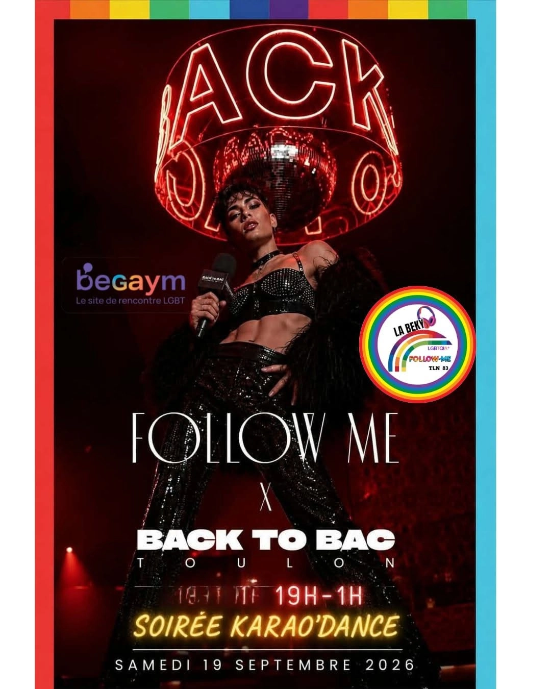 🌈🔥 FOLLOW-ME LGBTQIA+ au BACK TO BAC TOULON !! 🔥🌈