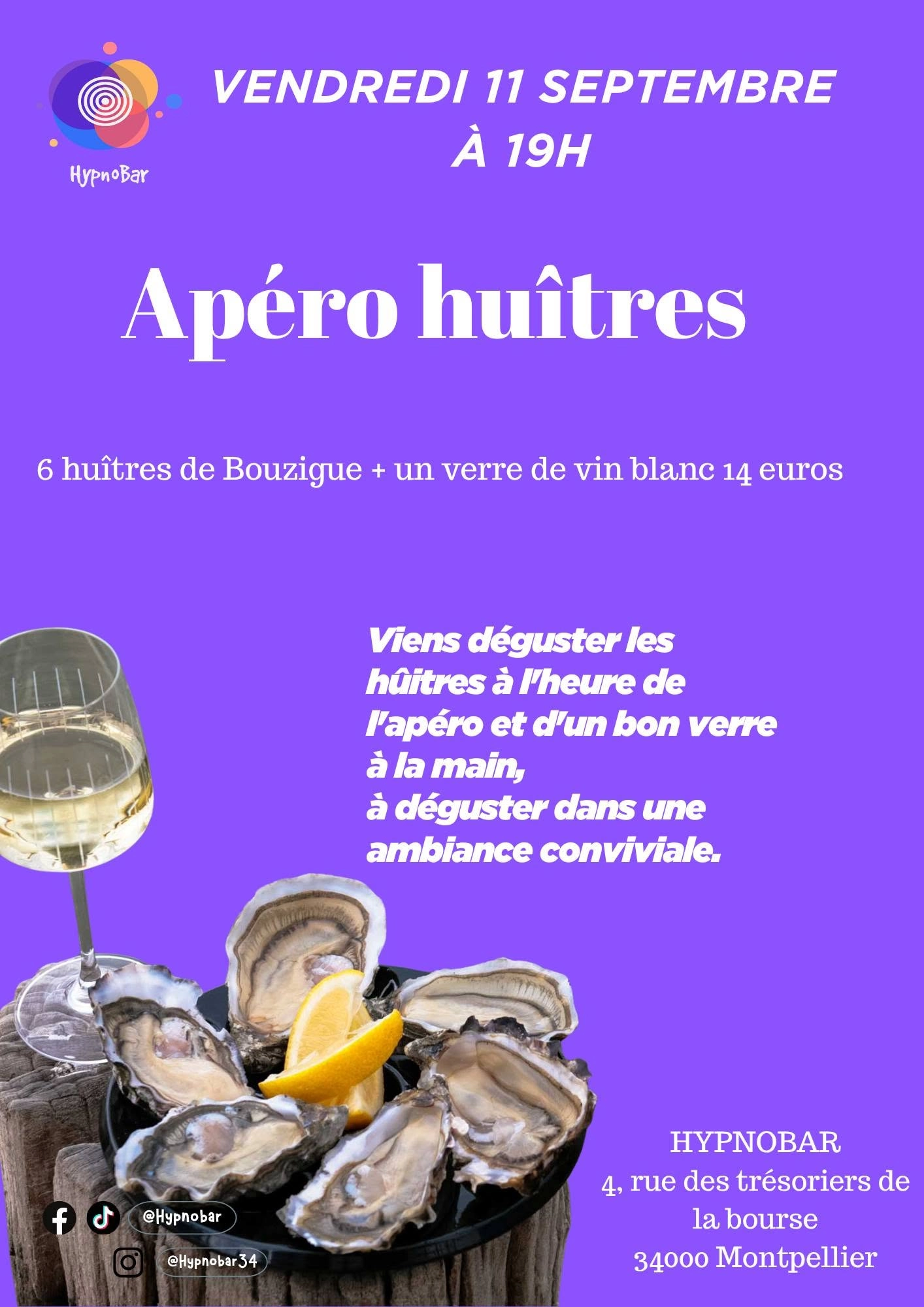 Apéro huîtres 