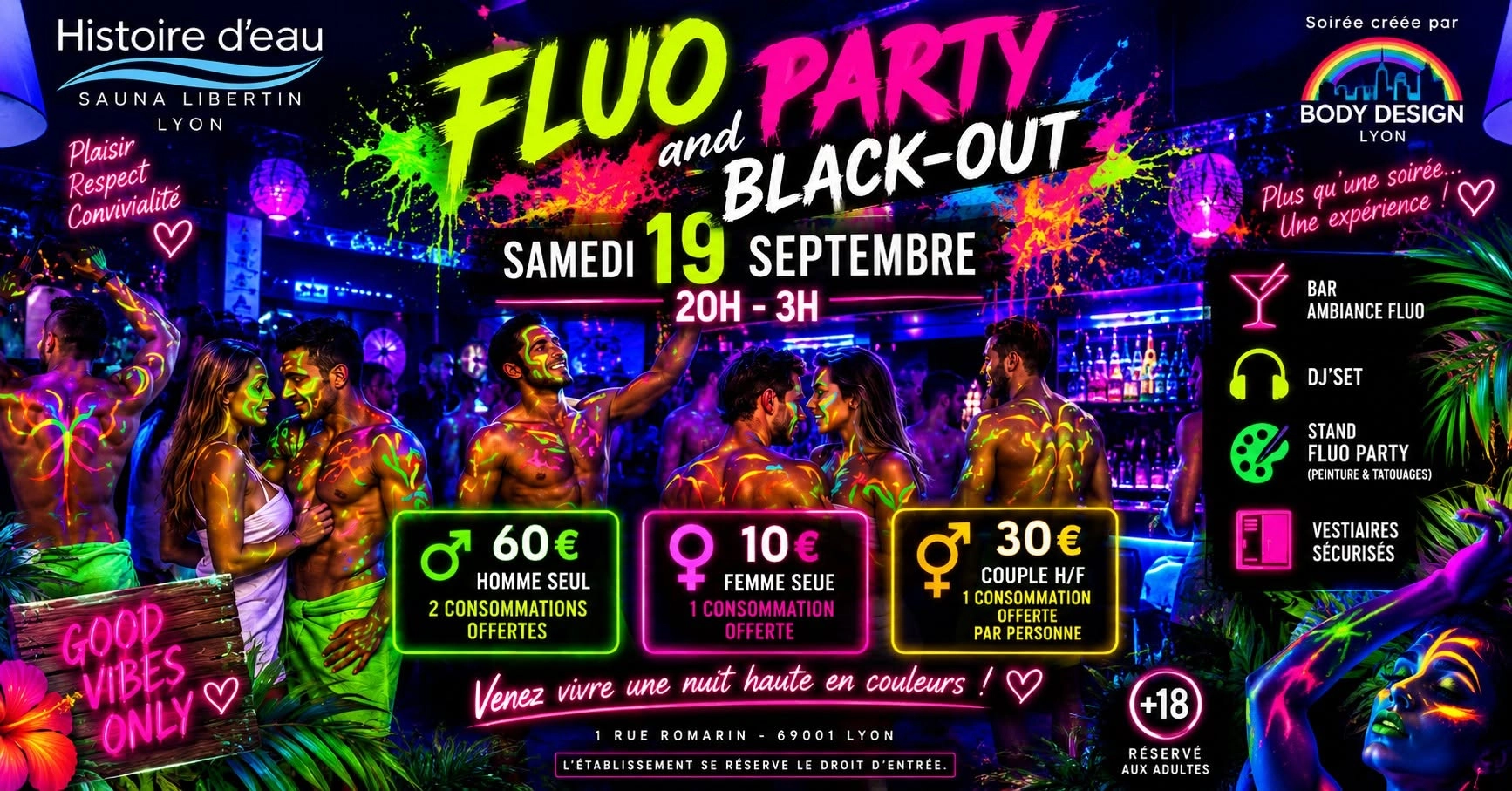 FLUO PARTY & BLACK-OUT