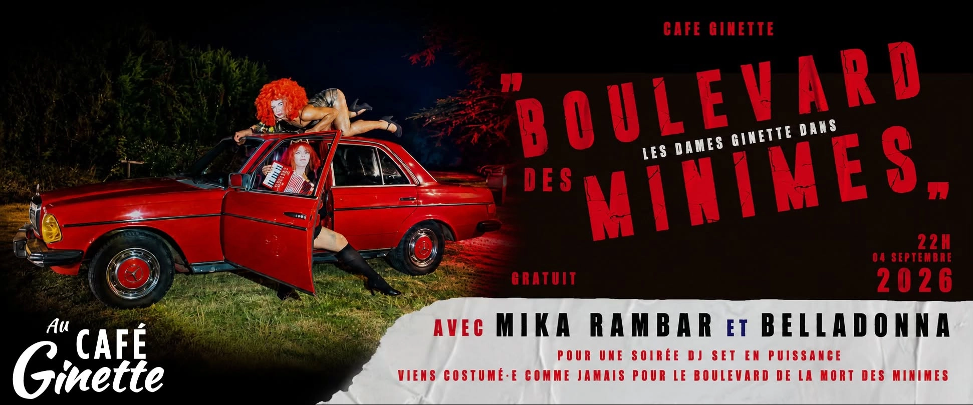 Les Dames Ginette dans Boulevard des Minimes @Café Ginette