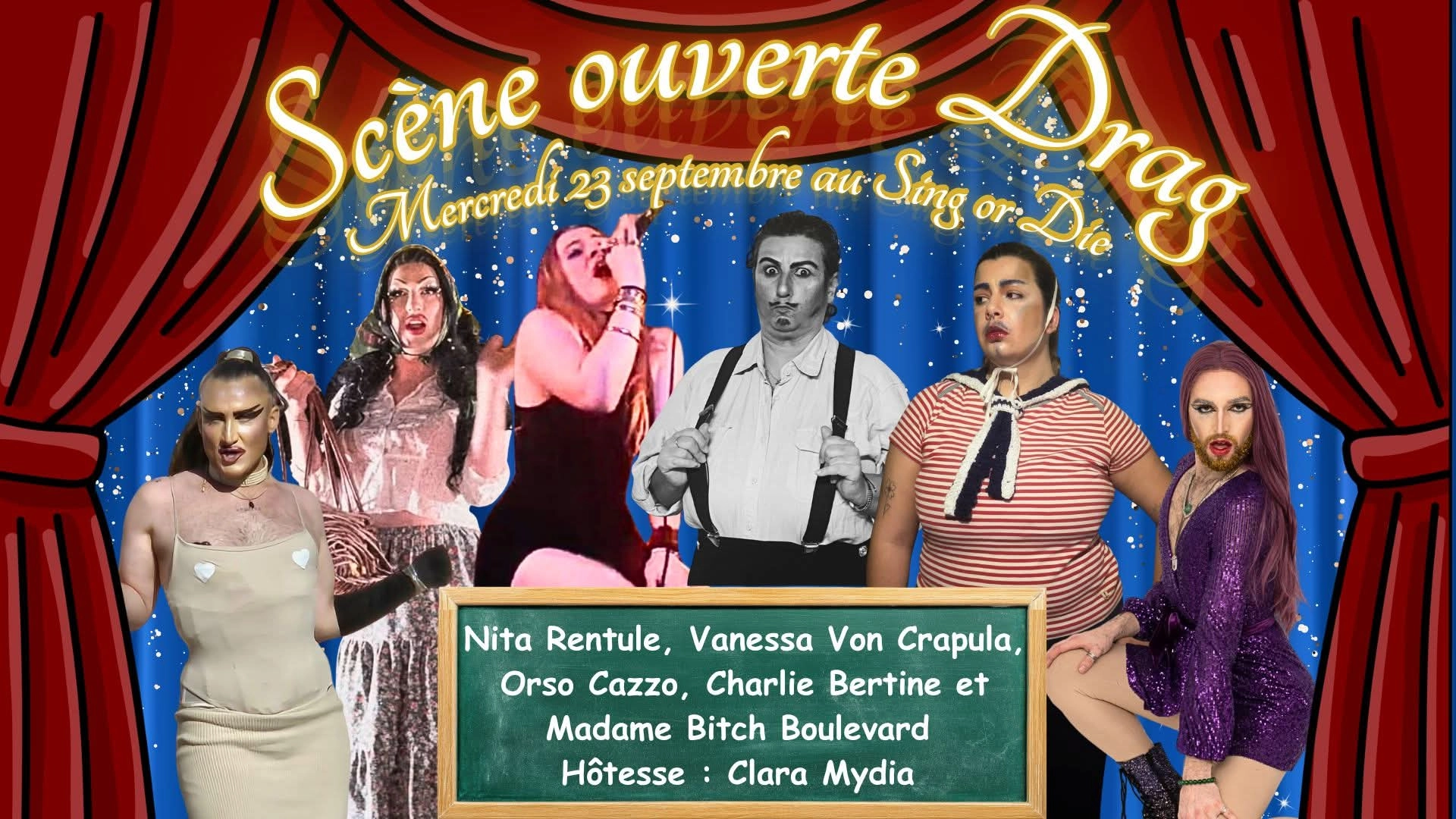 Scène ouverte la rentrée des drags