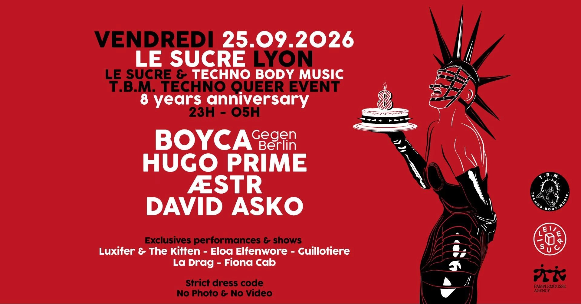 TBM 8 YEARS ANNIVERSARY (Le Sucre, Lyon) 