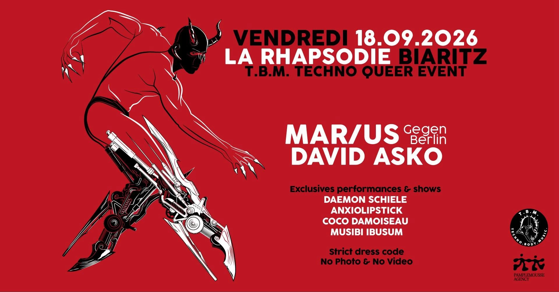 TBM w MAR/US (Gegen, Berlin) & David Asko, La Rhapsodie Biarritz