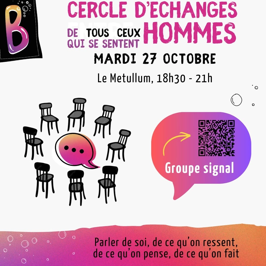 Cercle d'&eacute;change de tous ceux qui se sentent hommes