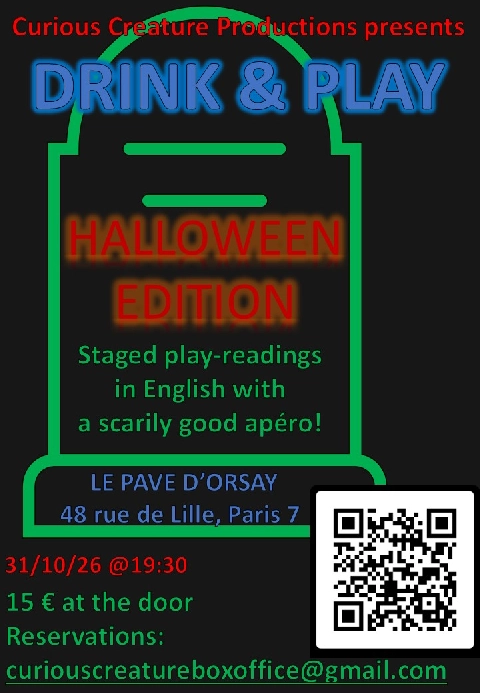 DRINK & PLAY : HALLOWEEN EDITION !