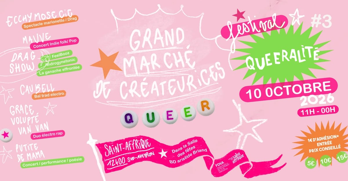 Festival Queeralit&eacute; 3&egrave;me &eacute;dition 