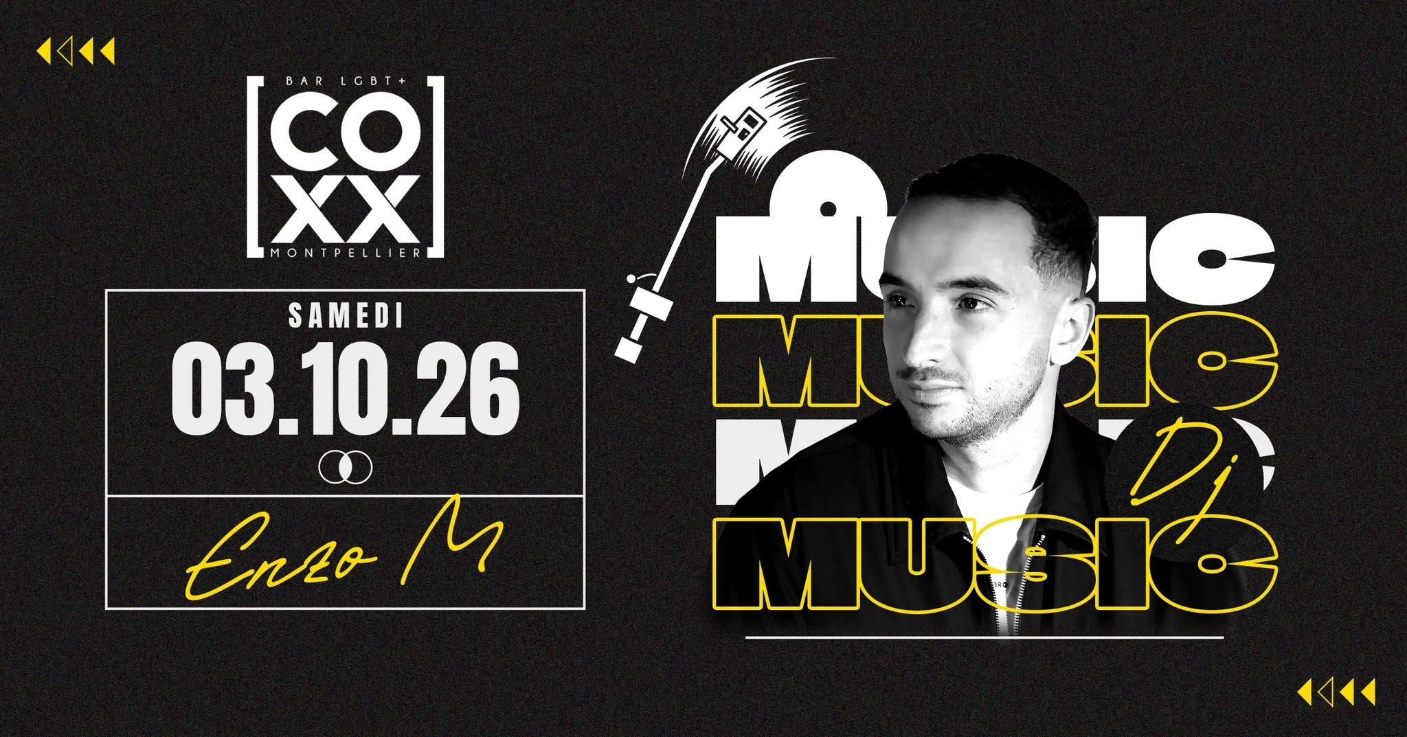 Samedi 3 octobre DJ Set Enzo M